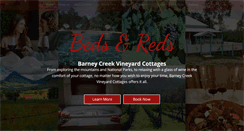 Desktop Screenshot of barneycreekcottages.com